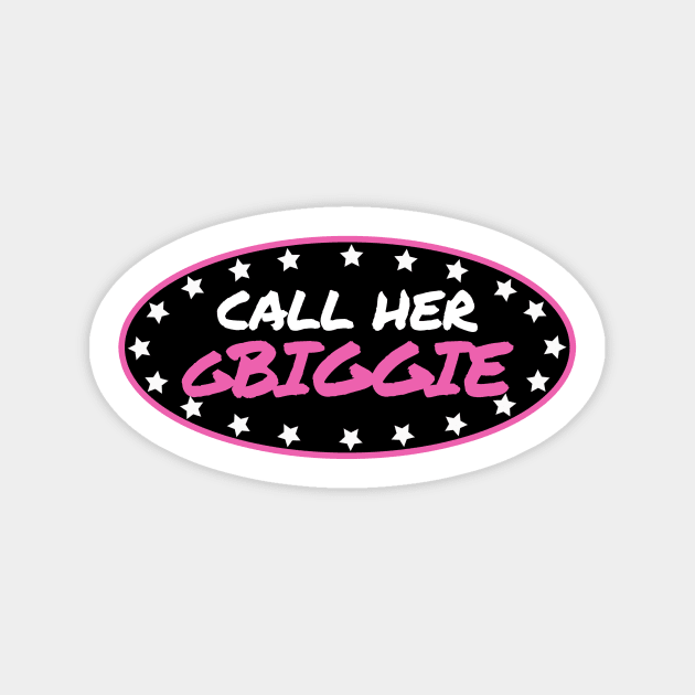 call her gbiggie Sticker by Rpadnis